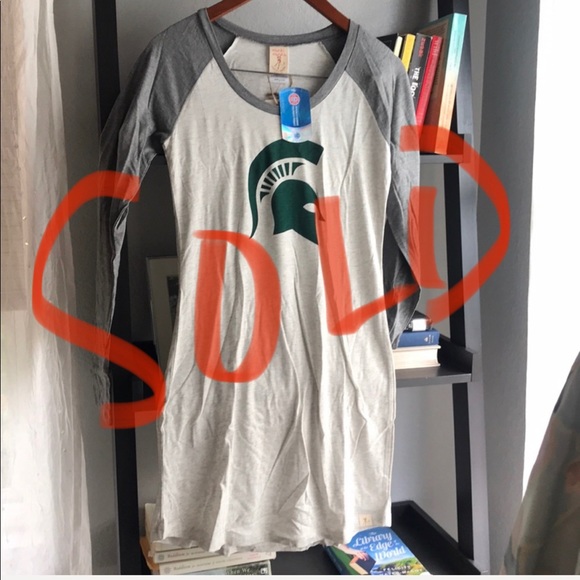 munki munki Other - NWT Munki munki Michigan State raglan sleep shirt